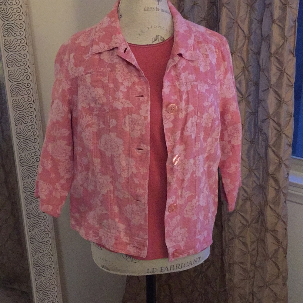 Jaclyn Smith Rose Jacket